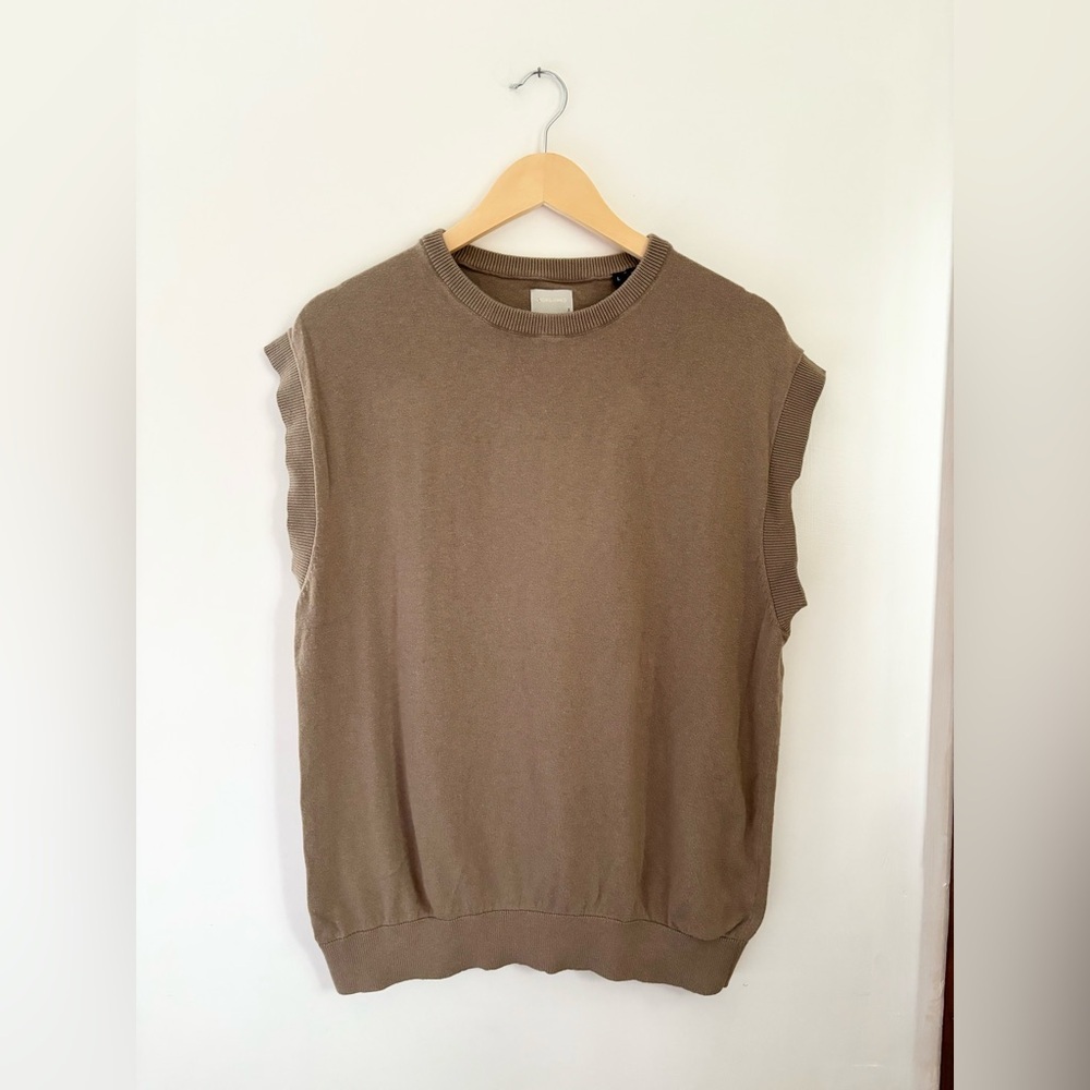 JACK & JONES | Plain light Knitted Vest | size Large - Picture 12 of 13